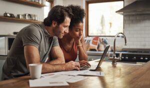 couple choosing the best personal loan