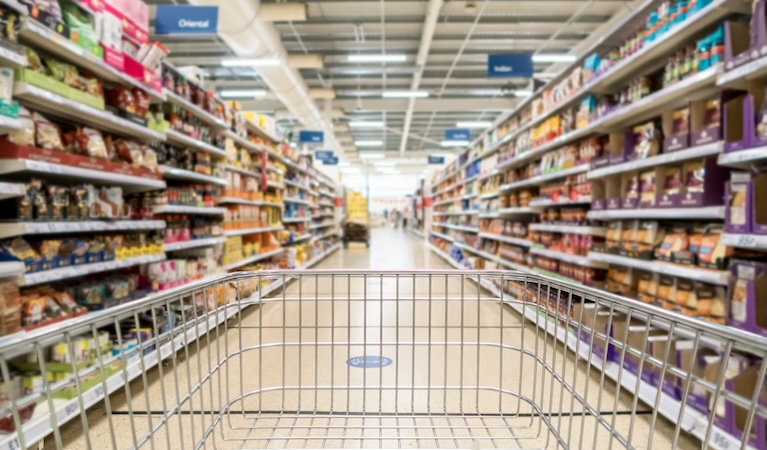 cost of living in supermarket